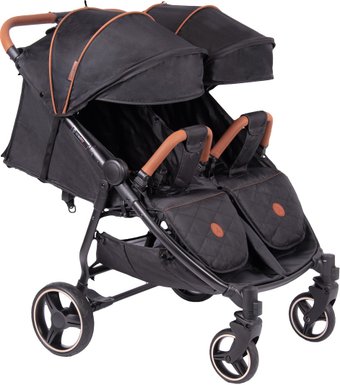 Коляска прогулочная «книга» Coletto Enzo Twin (черный)