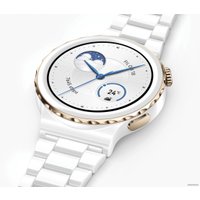 Умные часы Huawei Watch GT 3 Pro Ceramic 43 мм + Huawei FreeBuds 4i (белый/кожа)