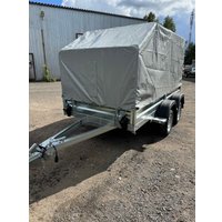 Двухосный прицеп AvtoS A30М2B (3000x1300x300, R16, ресс. 3302 ГАЗ-2лист, тент 800мм)