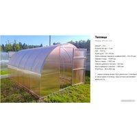 Теплица СпецПрофРесурс SPR 20C-0,67 3x6 м