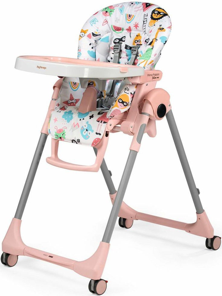 

Высокий стульчик Peg Perego Prima Pappa Follow Me (super girl)