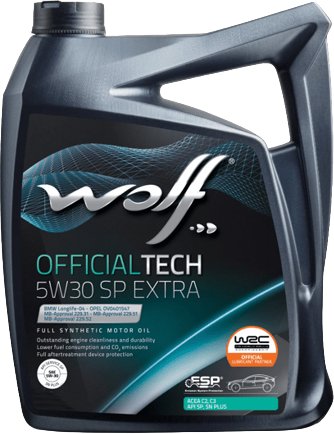 Wolf OfficialTech 5W-30 SP Extra 4л