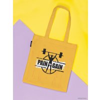 Сумка шоппер JoyArty Мужчина со штангой bsh_71684