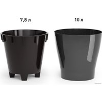 Горшок Альтернатива Лея М8871 (10 л, графитовый)