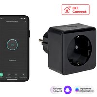 Умная розетка EKF Сonnect PRO Wi-Fi (черный) в Барановичах