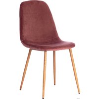 Стул TetChair Breeze mod. 4724 (коралловый/натуральное дерево)