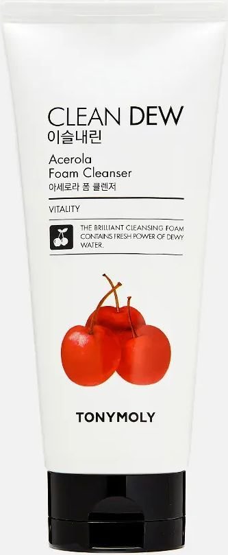 

Tony Moly Пенка для умывания Clean Dew Acerola Foam Cleanser (180 мл)