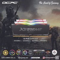 Оперативная память OCPC X3 RGB Black Label 2x8ГБ DDR4 4000 МГц MMX3A2K16GD440C19BL в Орше