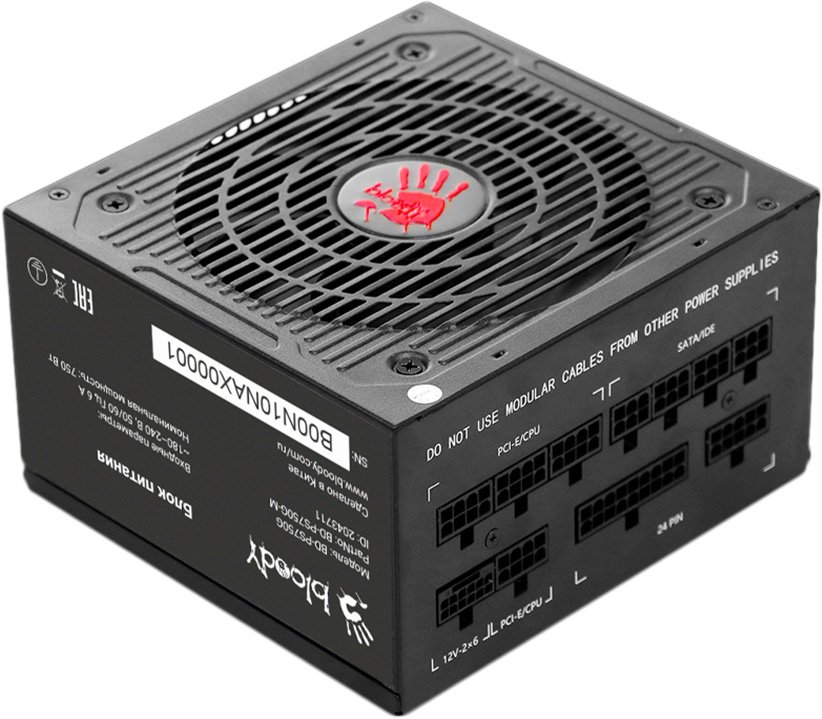 

Блок питания A4Tech Bloody BD-PS750G-M
