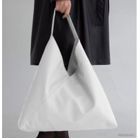 Сумка шоппер MT.style Треугольник (белый)