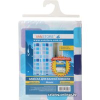 Шторка-занавеска для ванны VanStore Mosaic Peva 61001