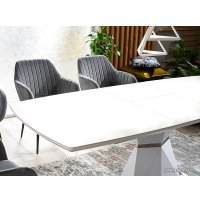 Кухонный стол Signal Cortez 160/210x90 (белый матовый)