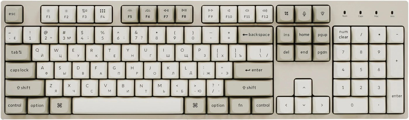 Клавиатура Keychron C2 Pro 8K C2PX-M4-RU (Keychron Super Banana)