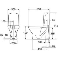 Унитаз напольный Gustavsberg Nordic GBG 2300