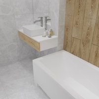 Ванна Lauter Estelle 130х70 21206030 (с серым подголовником)