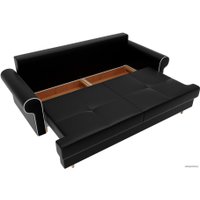 Диван Лига диванов Сплин 101692 (экокожа, черный)