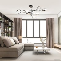 Люстра средней высоты Yeelight Arowana Chandelier C2103 YLDL029 (8 плафонов)