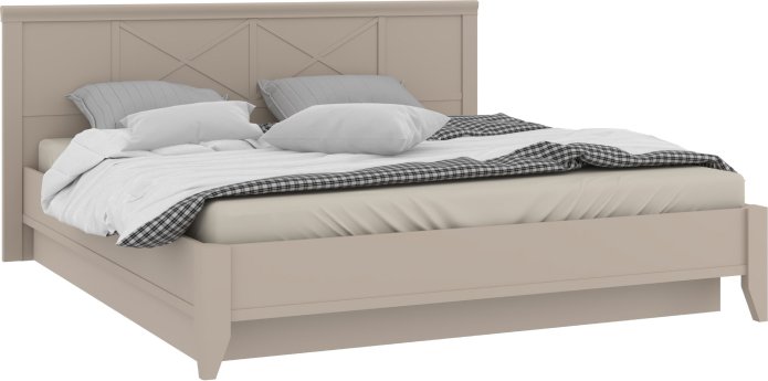 Кровать Ангстрем Кантри КА-801.26 с ПМ исп.24 (кашемир серый)