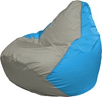 

Кресло-мешок Flagman Груша Мега XXXL Г3.1-337 (серый/голубой)