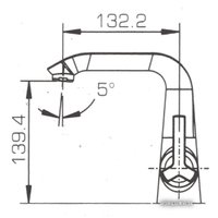 Смеситель Bravat Waterfall F173107C