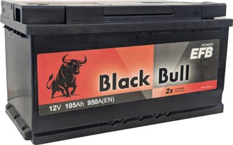 Автомобильный аккумулятор Black Bull EFB R+ (105 А·ч)