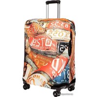 Чехол для чемодана Gianni Conti универсальный 9175 75 см (автомобильный ретро знак)