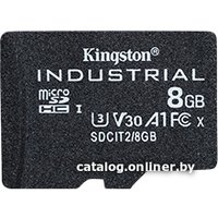 Карта памяти Kingston Industrial microSDHC SDCIT2/8GBSP 8GB