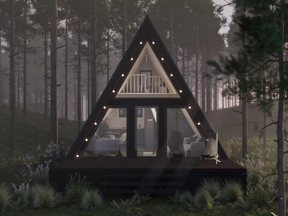 Дом Woods А-Фрейм 6х6