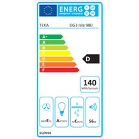 Кухонная вытяжка TEKA DG3 Isla 980 [40485140]