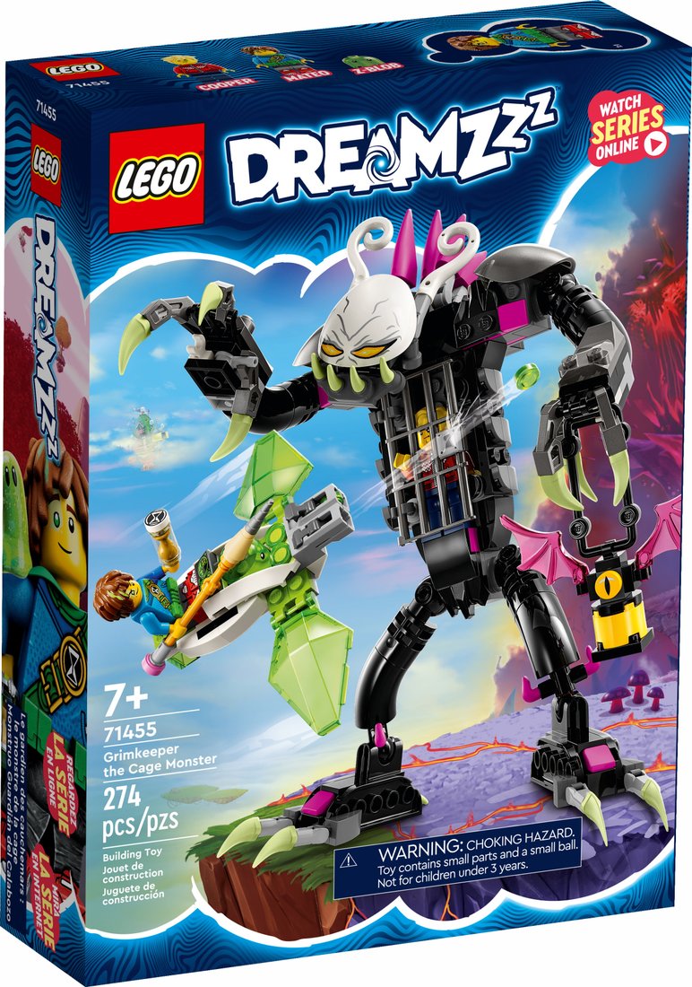 

Конструктор LEGO DREAMZzz 71455 Гримкипер: монстр-тюремщик