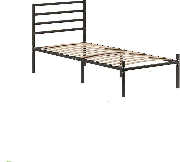 

Кровать Домаклево Металика Г4 90x190 (черный)