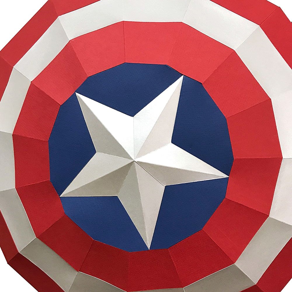 

PaperCraft PAPERRAZ Щит Капитана Америки