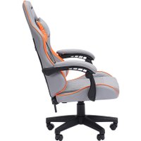 Игровое (геймерское) кресло CHAIRMAN CH28 (экокожа, серый/оранжевый)