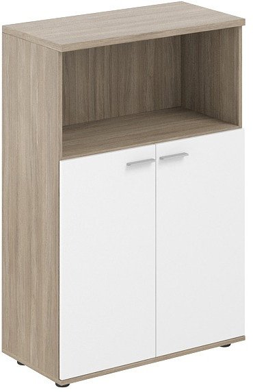 

Шкаф распашной Norden Средний с нишей SG.863.OD.WH (дуб темный/белый)