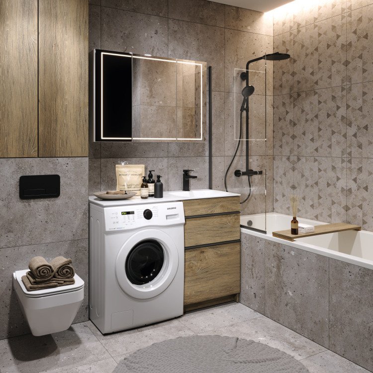 

Aqwella Тумба с умывальником Terra TER01052NDB R + Forma 115 FOR.11.04.D-R