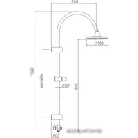 Душевая система  Ledeme L2412
