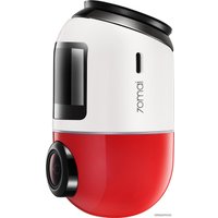 Видеорегистратор 70mai Dash Cam Omni 128GB + GPS-модуль UP04 (красный/белый)