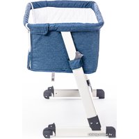 Приставная детская кроватка Nuovita Accanto (темно-синий)