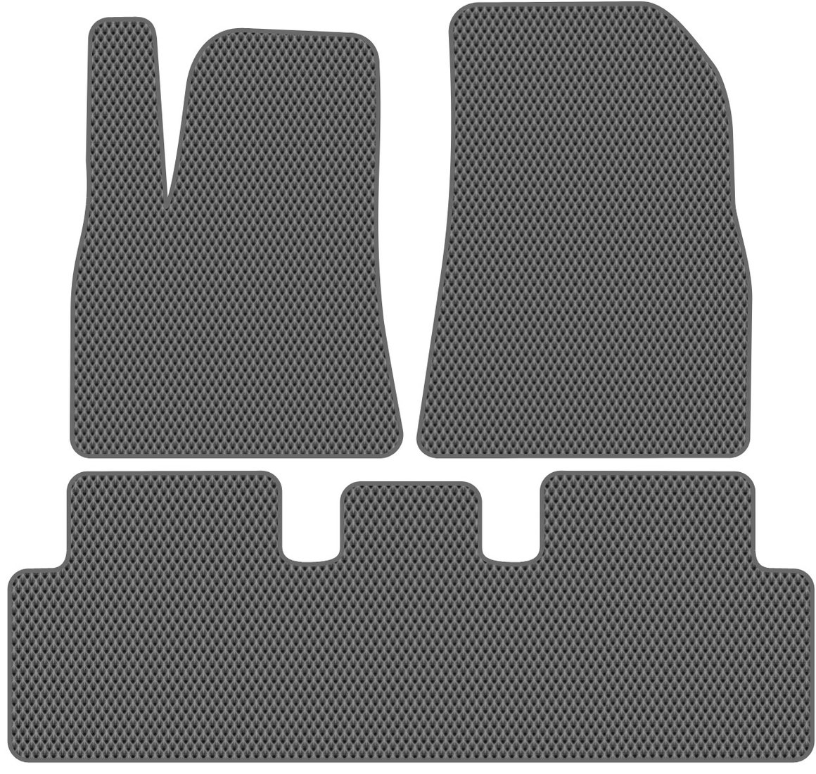 

Комплект ковриков для авто Alicosta Tesla Model 3 I (седан / Электро) 2023 - Н.В. (серый, ромб)