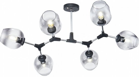 

Люстра средней высоты Freya Desi FR5006CL-06B
