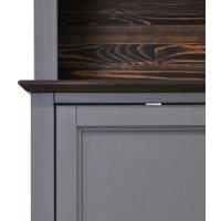 Шкаф-витрина Диприз Lakeview Д.98026 (бейц винтаж)