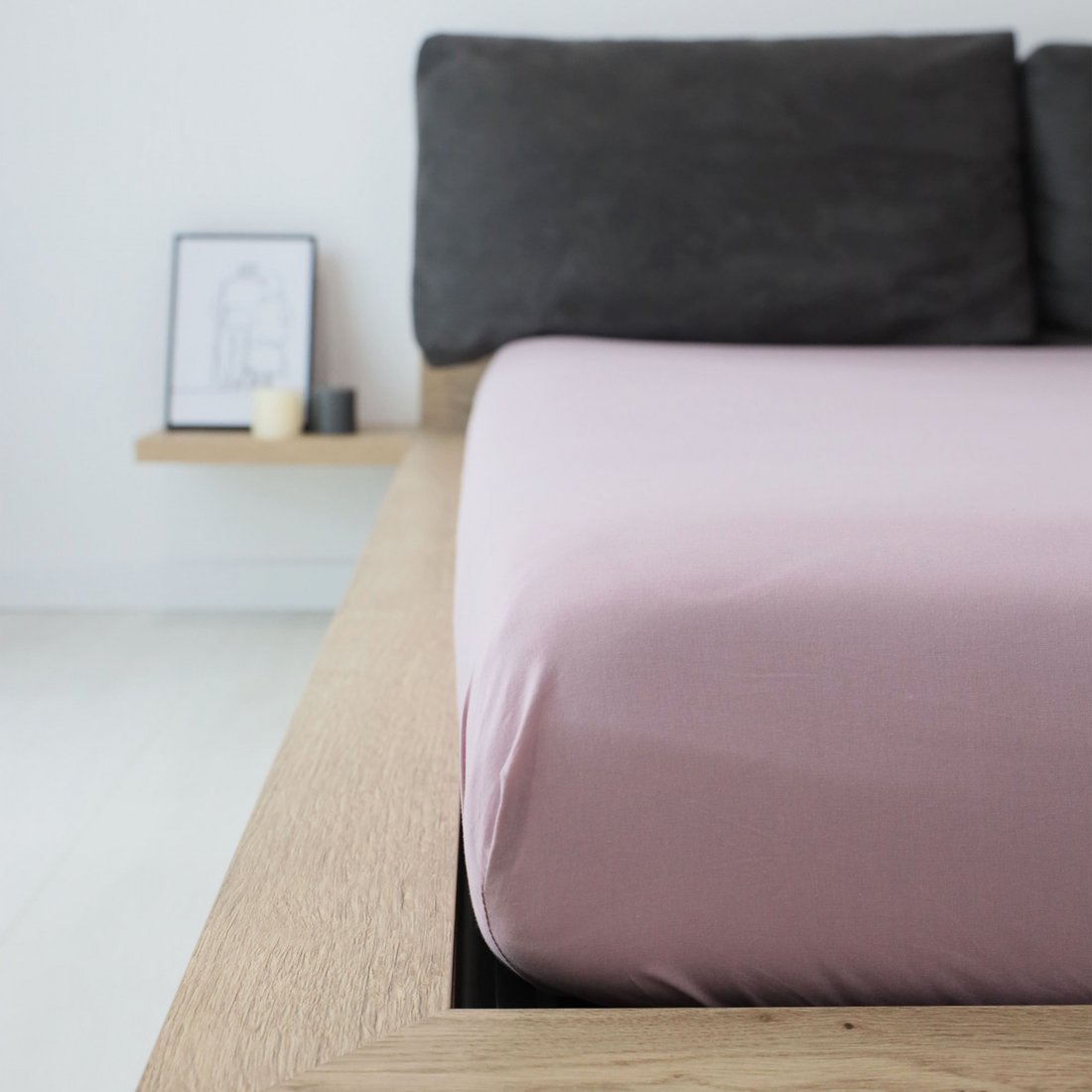 

Постельное белье AksHome Дымчатая роза IM0705 220x240см (поплин)