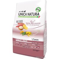 Сухой корм для собак Unica Natura Unico Maxi с уткой, рисом и картофелем 2.5 кг