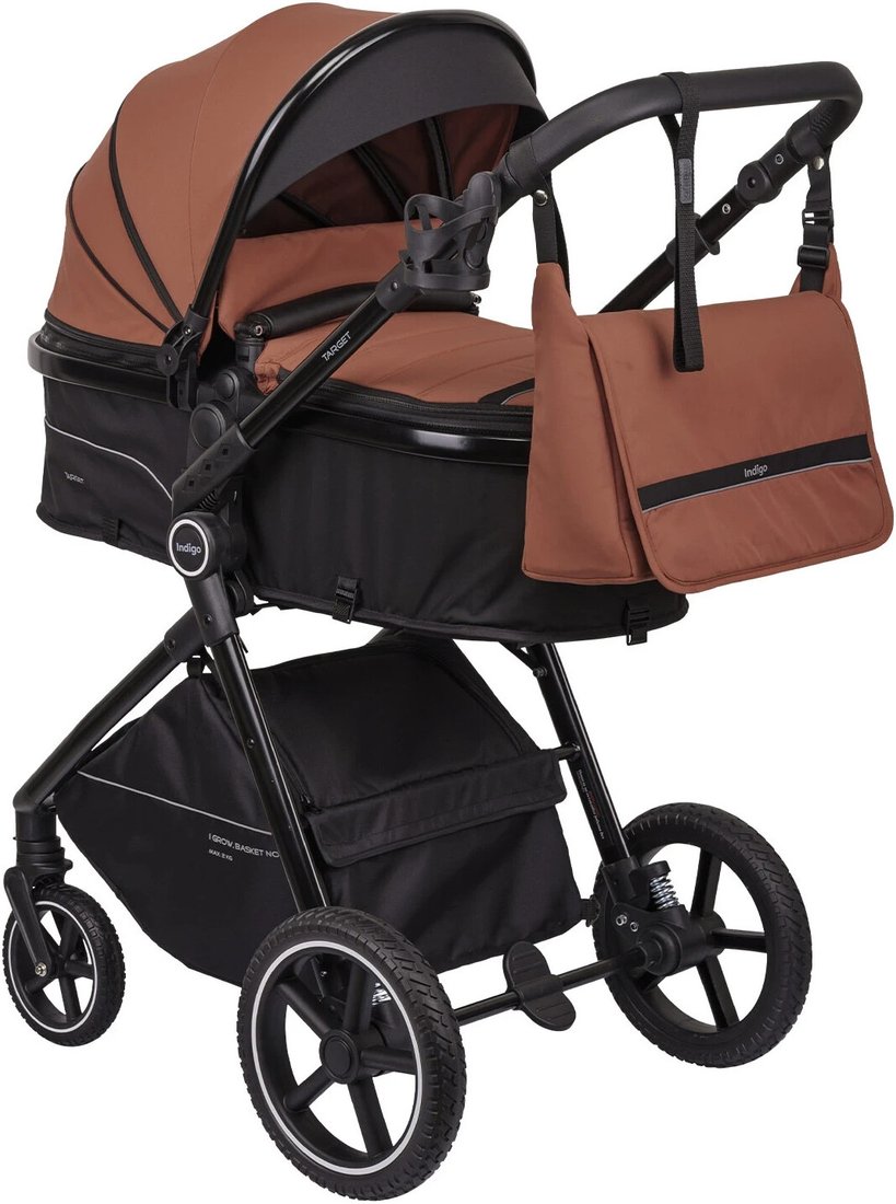 

Универсальная коляска Indigo Target (3 в 1, терракот)