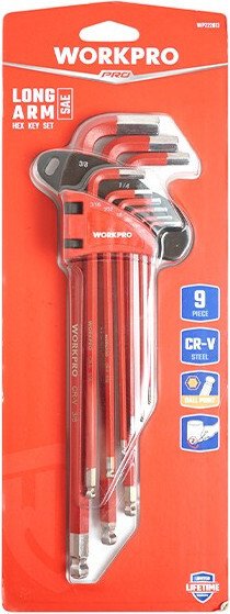 Набор ключей Workpro WP222013 (9 предметов)