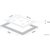 Варочная панель Korting HG 697 CTX