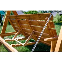 Садовые качели Сокол бай Прага 2 дуб (бежевый) в Бобруйске