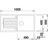 Кухонная мойка Blanco Zia XL 6 S (белый) [517571]