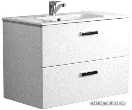 Roca Тумба Victoria Nord 80 ZRU9000032 с умывальником Debba (белый)