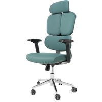 Игровое (геймерское) кресло Jiqiao R6001-ЧЗ (черный/бирюзовый)